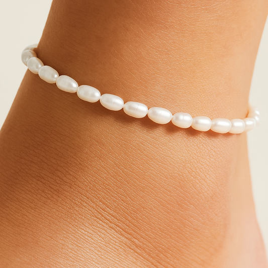 Anklet S925 Pearls Sterling Silver