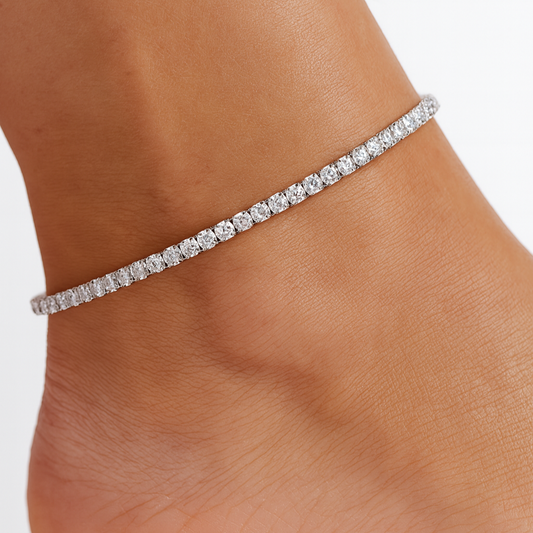 Anklet S925 Tennis Sterling Silver