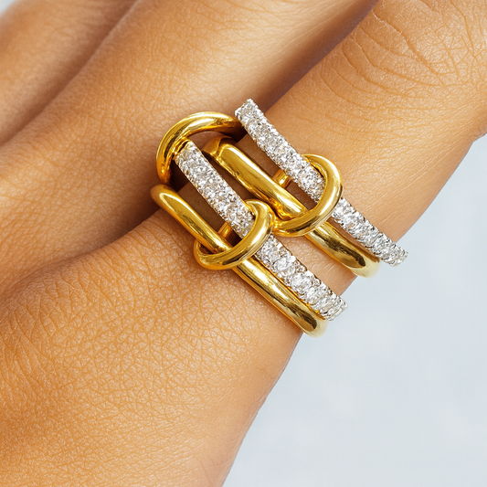 Interlocked Stackable Ring