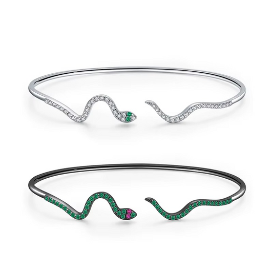 S925 Snake Bangle