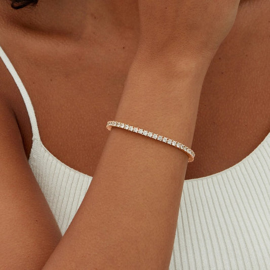 Cubic Zirconia Tennis Bracelet 3MM