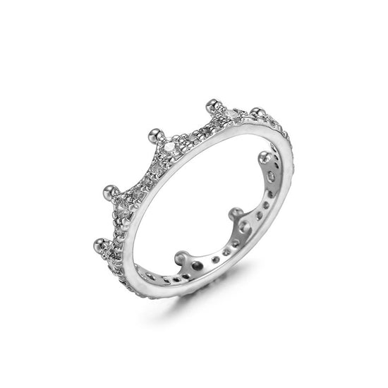 Eternity Crown Zirconia Ring