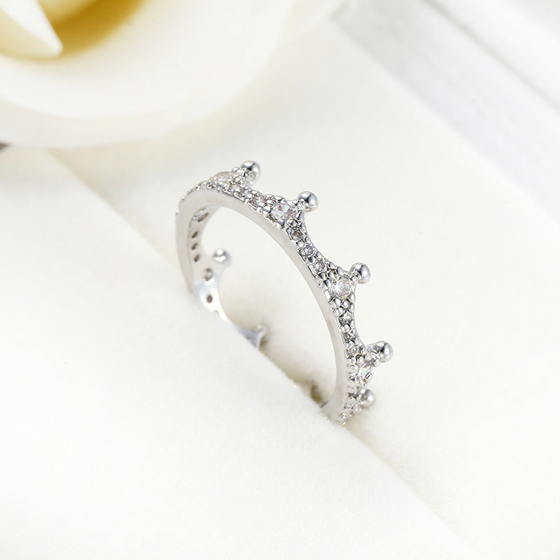 Eternity Crown Zirconia Ring
