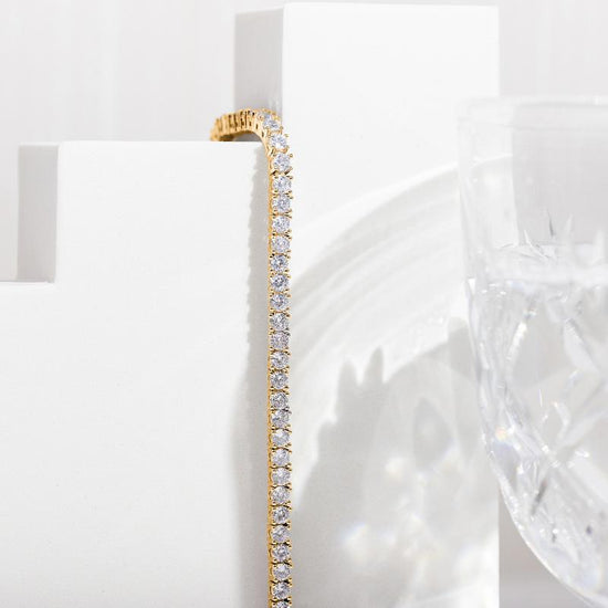 Cubic Zirconia Tennis Bracelet 3MM