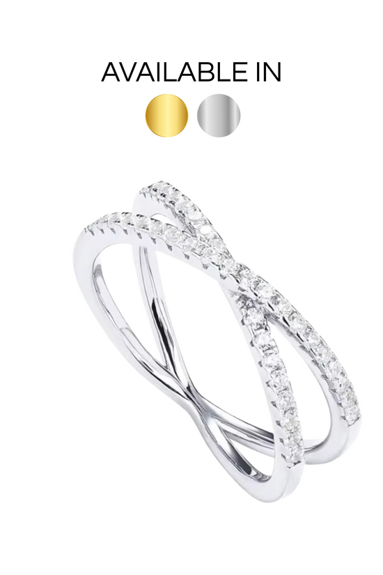 X-Cross Stackable Ring