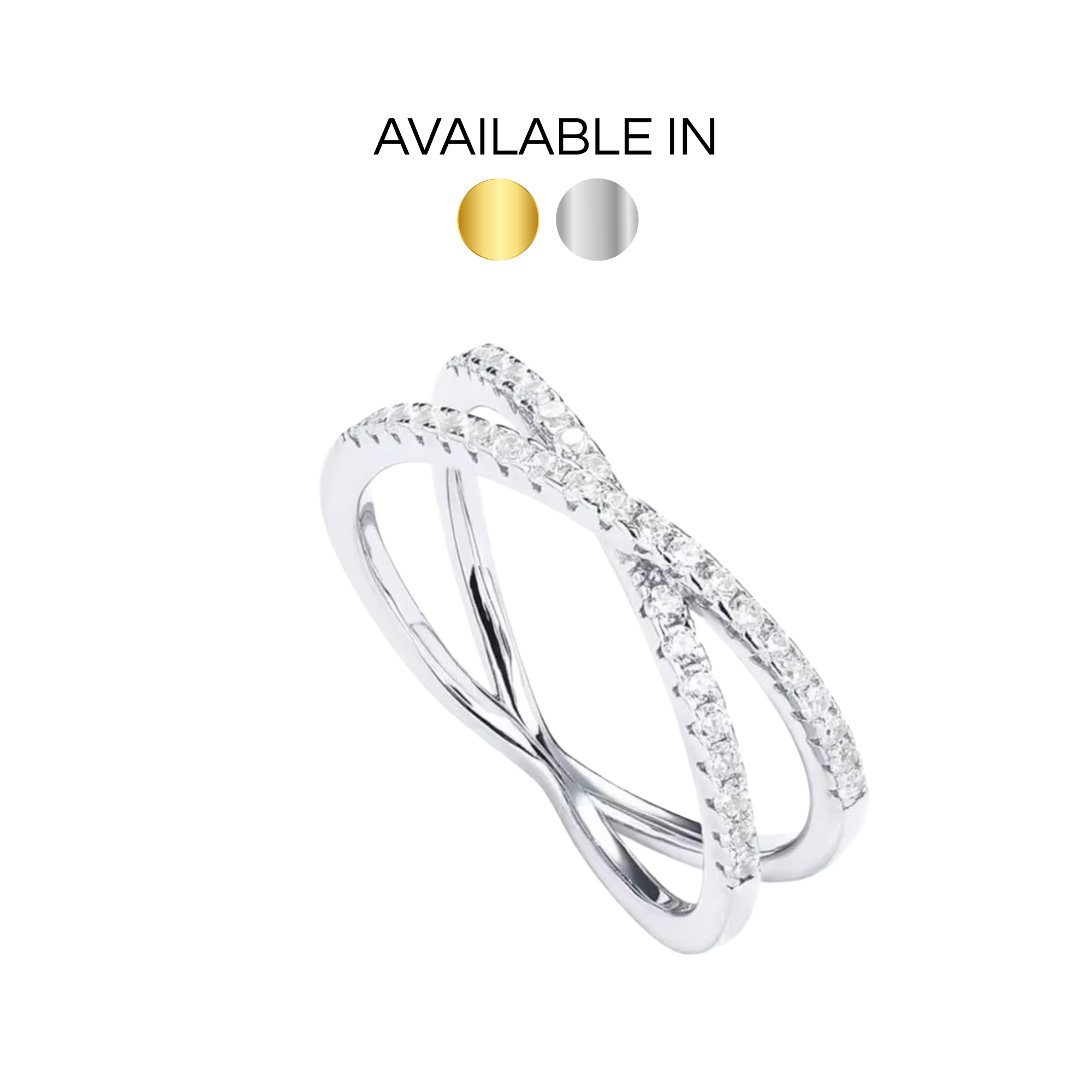 X-Cross Stackable Ring