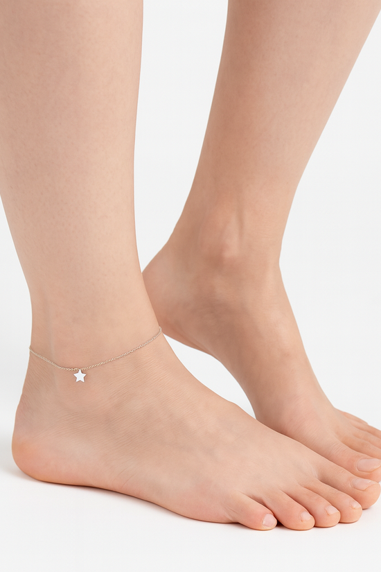 S925 Star Anklet