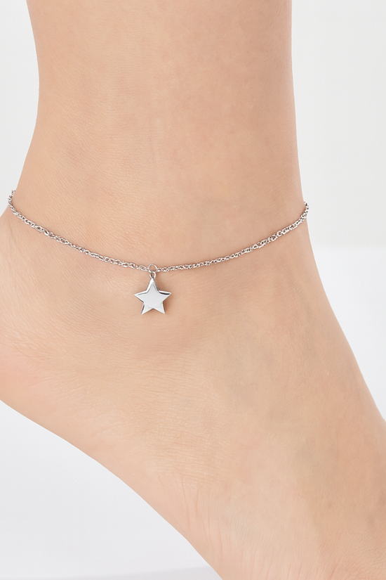 S925 Star Anklet