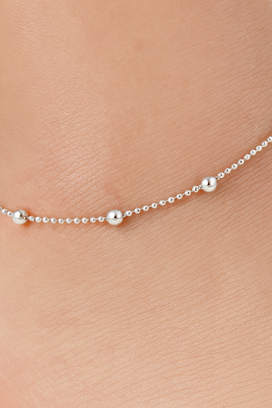S925 Beads Anklet