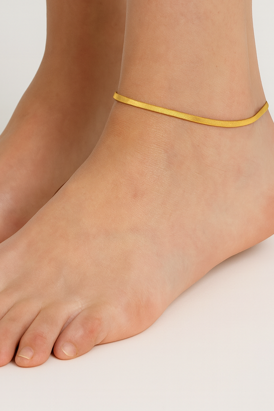 S925 Serpent Anklet