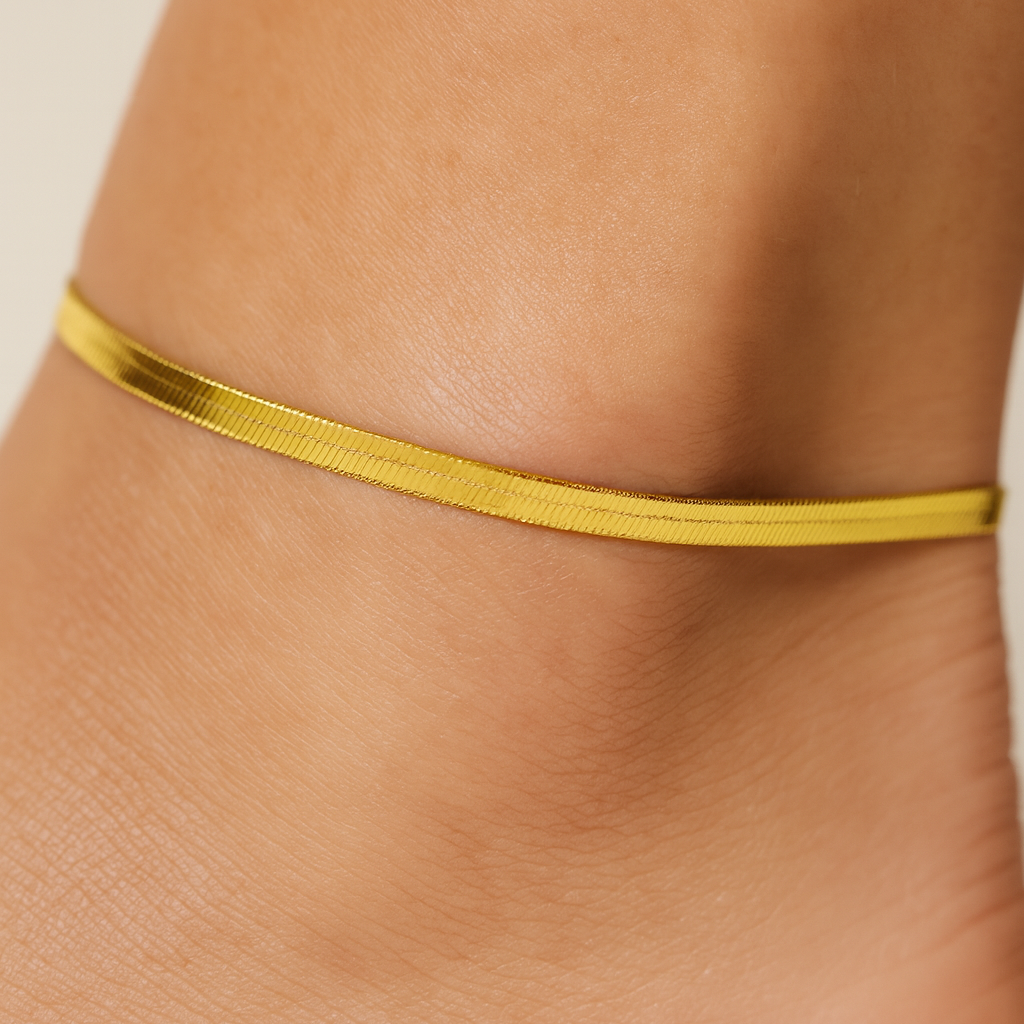 S925 Serpent Anklet