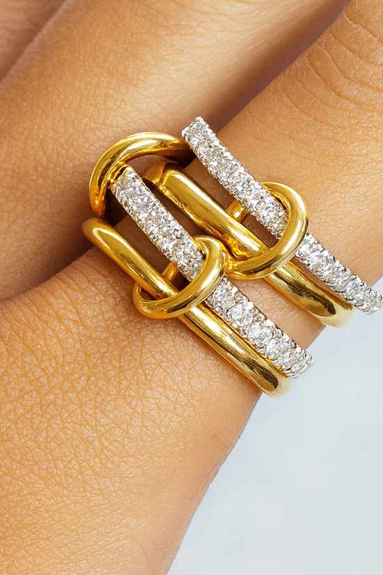 Interlocked Stackable Ring