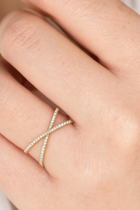 X-Cross Stackable Ring