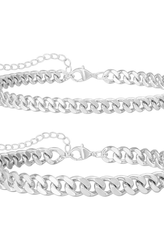 Cuban Chain Double Anklet