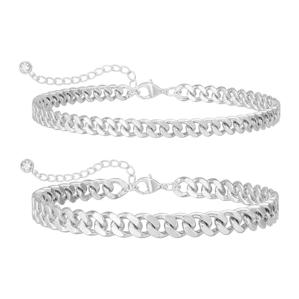 Cuban Chain Double Anklet