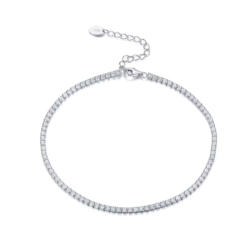 S925 Tennis Anklet
