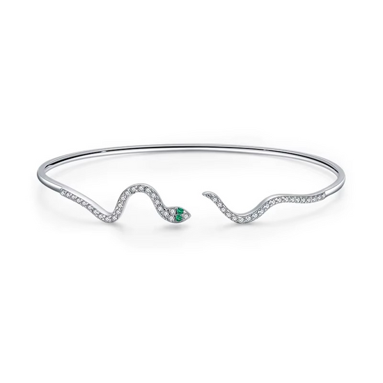 S925 Snake Bangle
