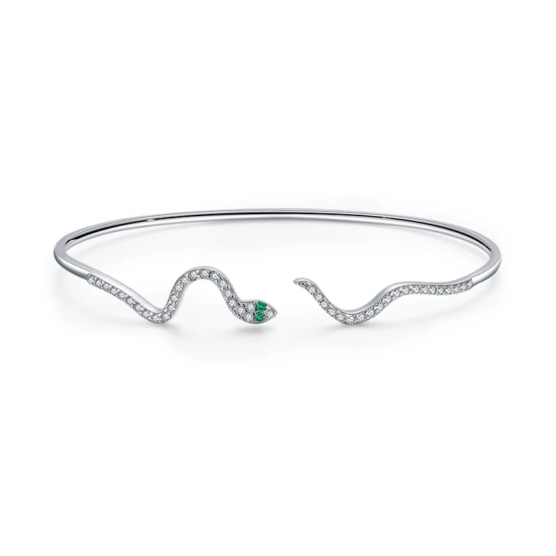 S925 Snake Bangle