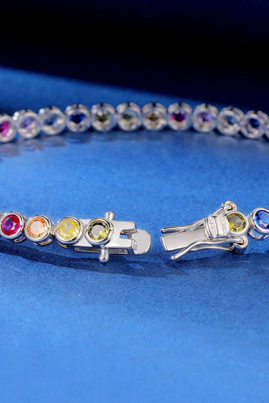 Rainbow Tennis Bracelet