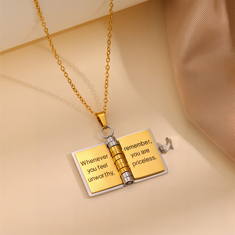 Letter to Daughter Necklace