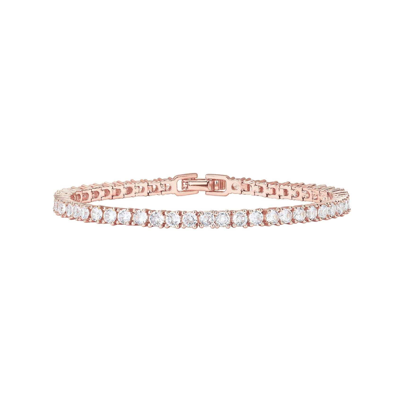 Cubic Zirconia Tennis Bracelet 3MM