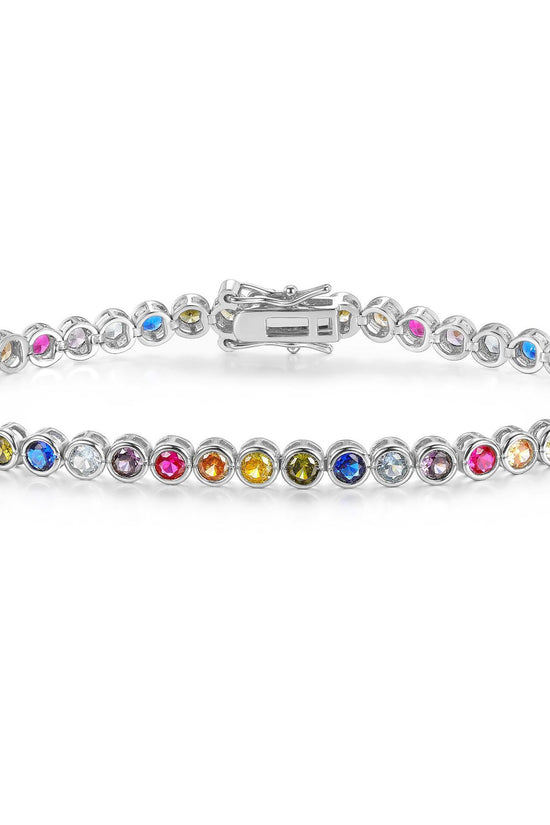 Rainbow Tennis Bracelet