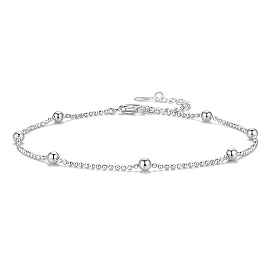 S925 Beads Anklet