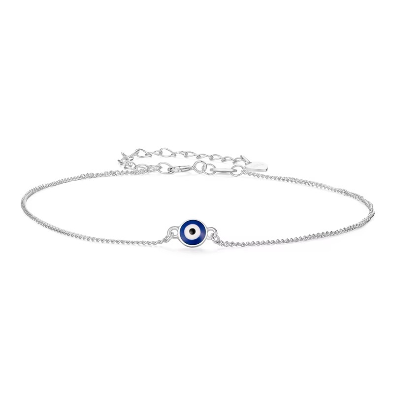 S925 Evil Eye Anklet