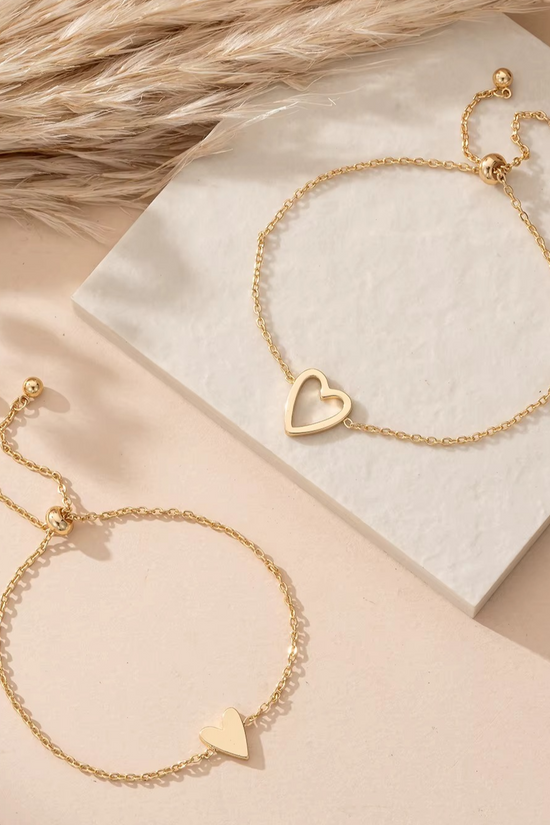 Matching Heart Bracelet