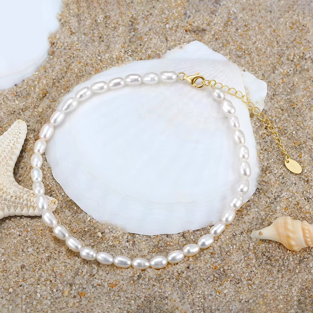 S925 Pearl Anklet