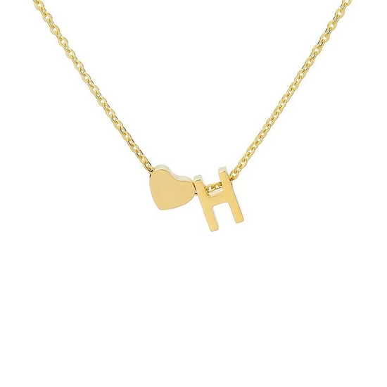 Initials Heart Necklace