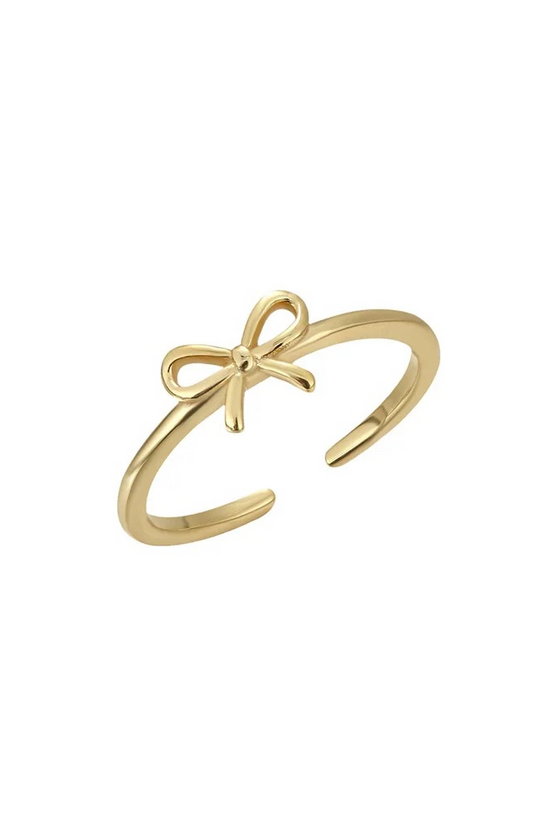 S925 Ribbon Toe Ring