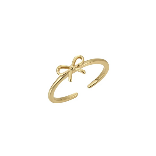 S925 Ribbon Toe Ring