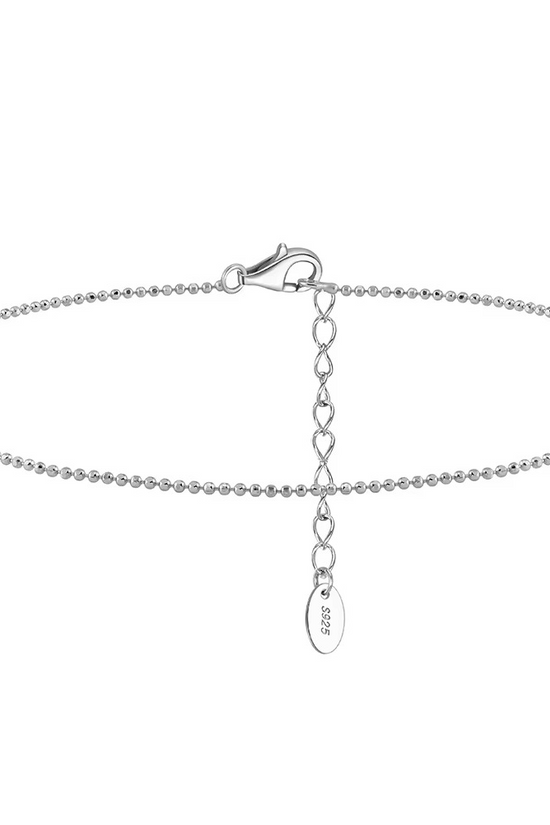 S925 Small Beads Anklet