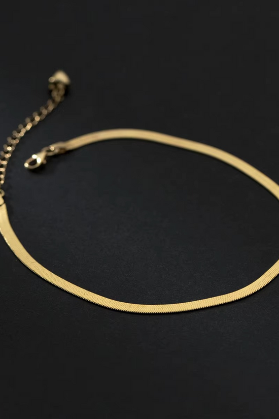 S925 Serpent Anklet
