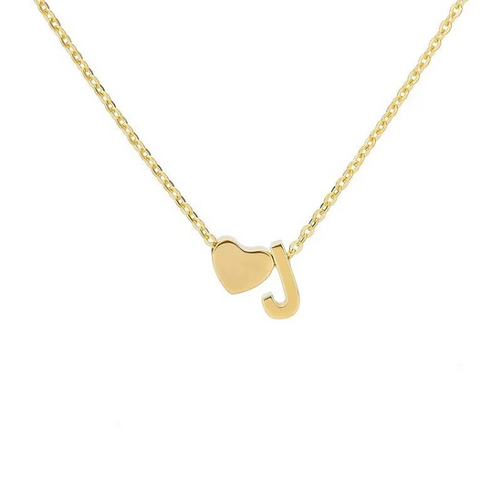 Initials Heart Necklace