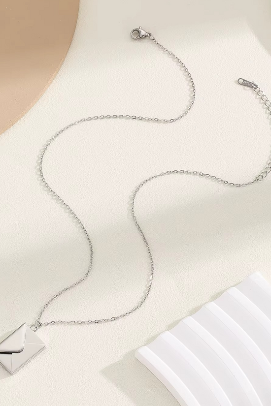 Love You Envelope Necklace