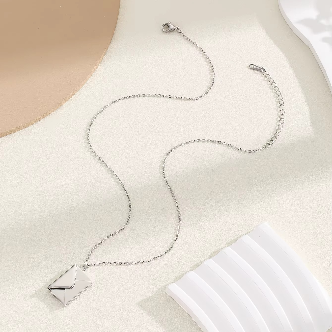 Love You Envelope Necklace