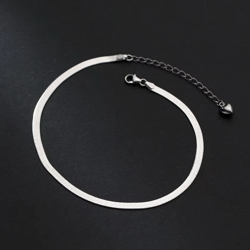 S925 Serpent Anklet