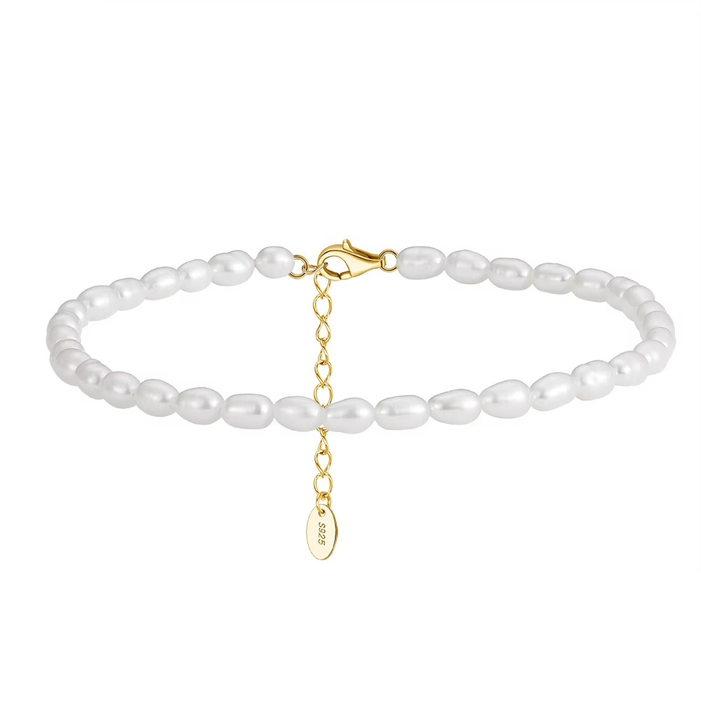 S925 Pearl Anklet