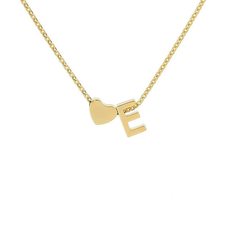 Initials Heart Necklace