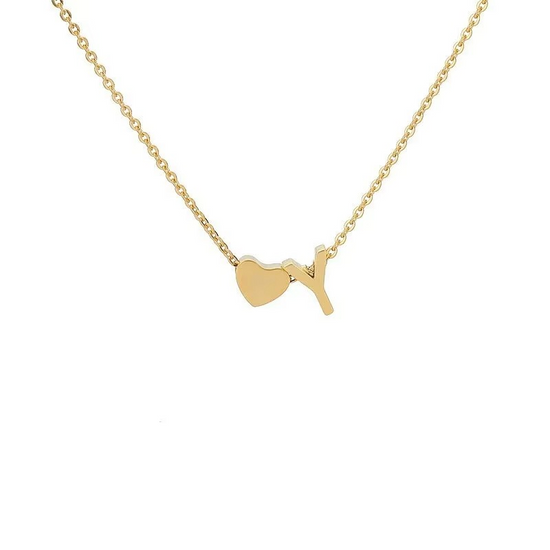 Initials Heart Necklace