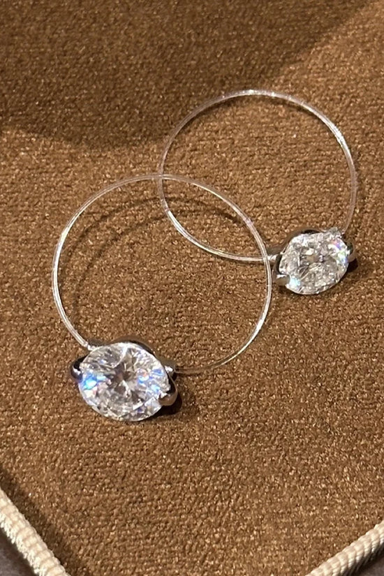 Invisible Moissanite Ring