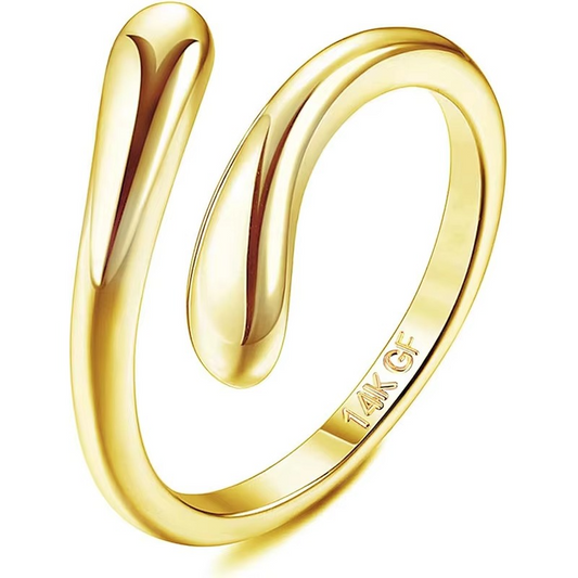 Gold Filled Hug Toe Ring