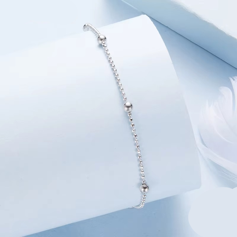 S925 Beads Anklet