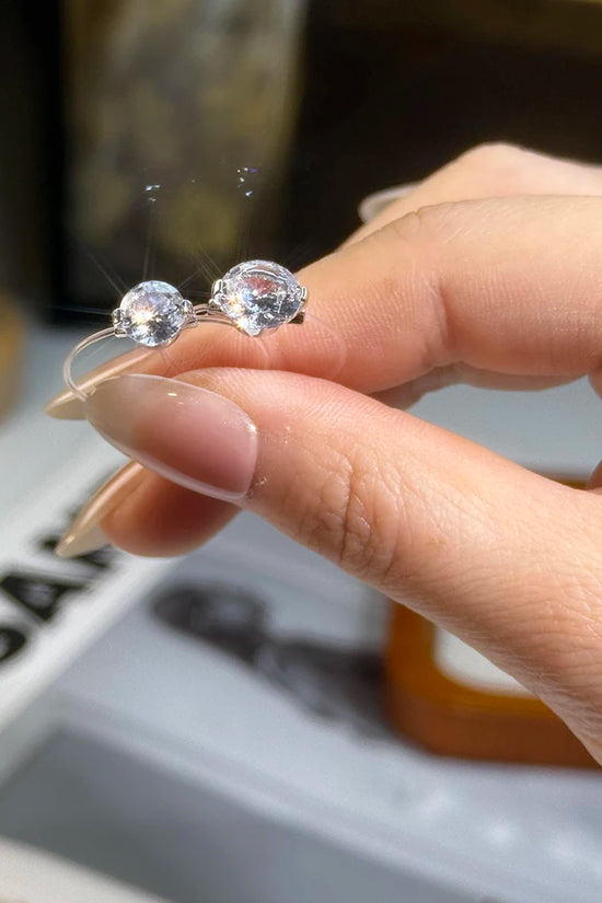 Invisible Moissanite Ring