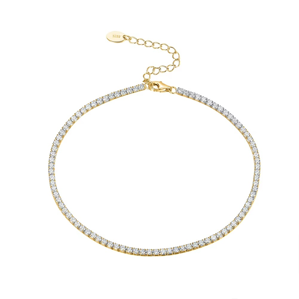 S925 Tennis Anklet