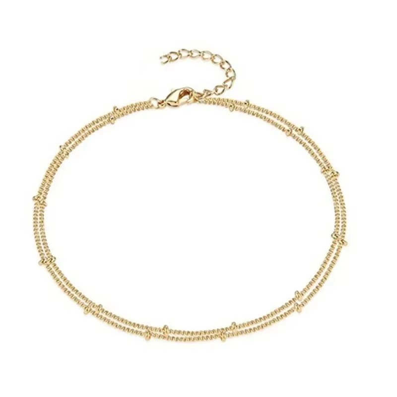 Dainty Double Layer Anklet