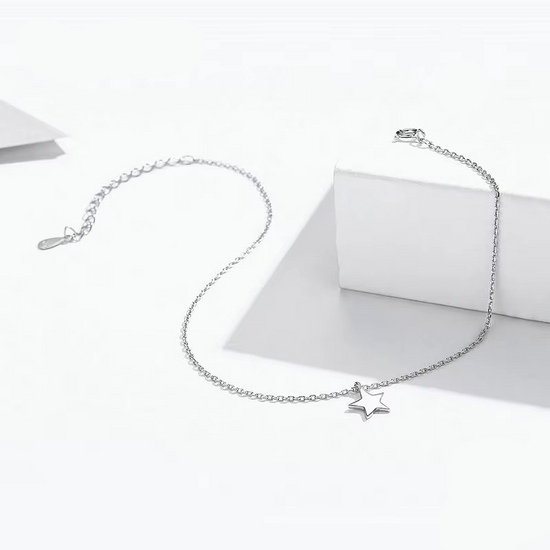 S925 Star Anklet