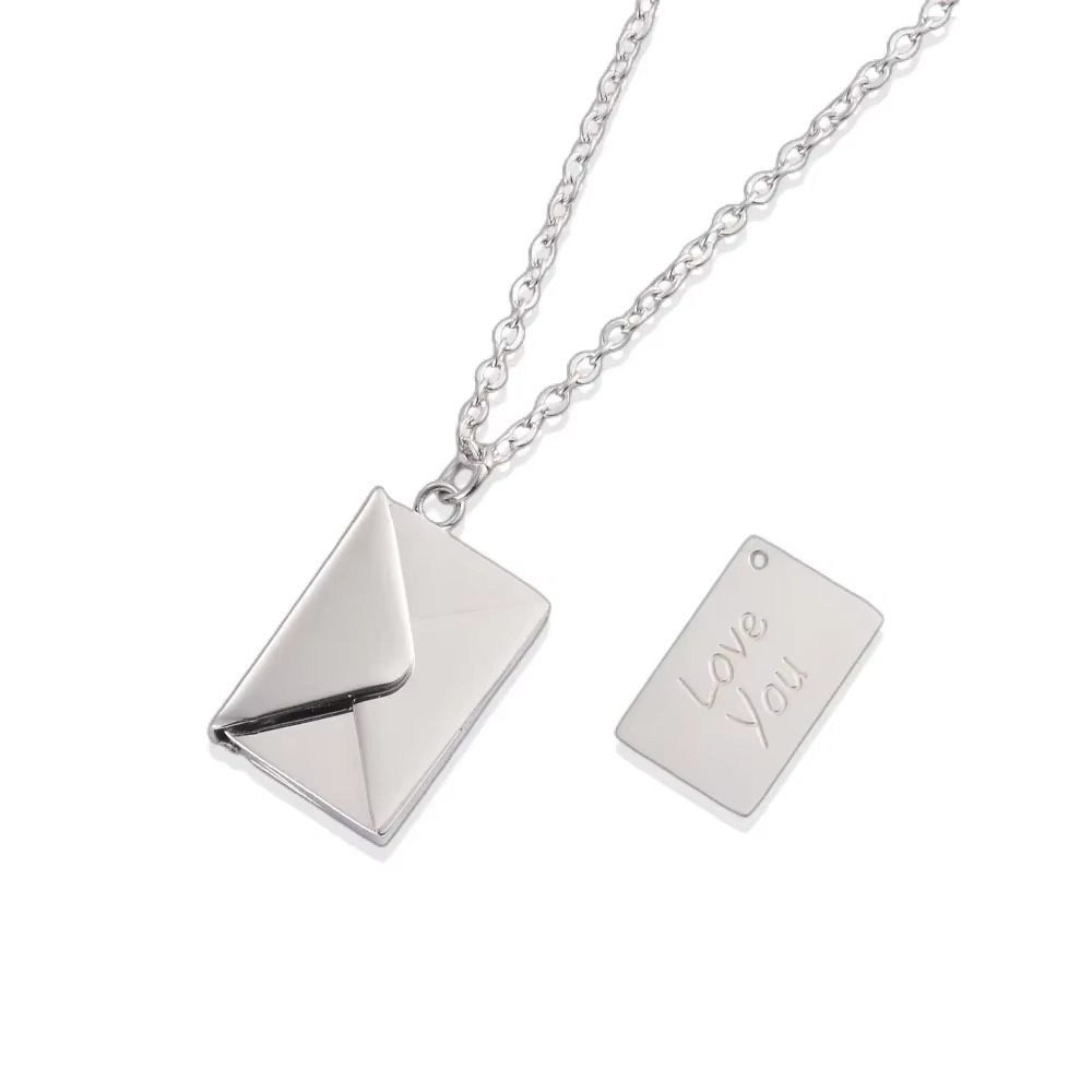 Love You Envelope Necklace